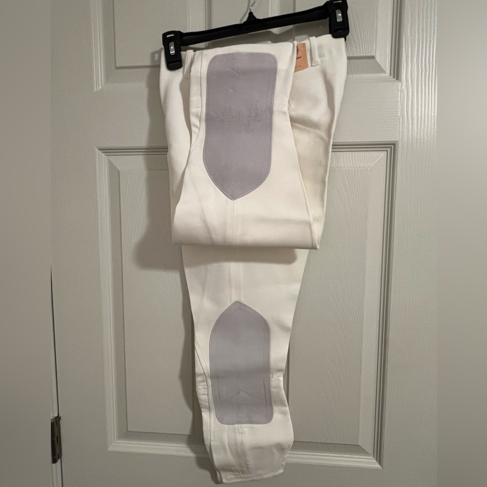 Tailored Sportsman Girls Royal Hunter Breeches - White, NWT, Size 14R